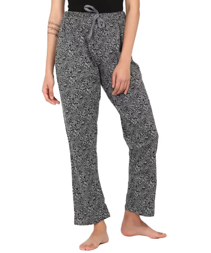 Lyra WomenS Cotton Printed Relax Pyjama With Pocket