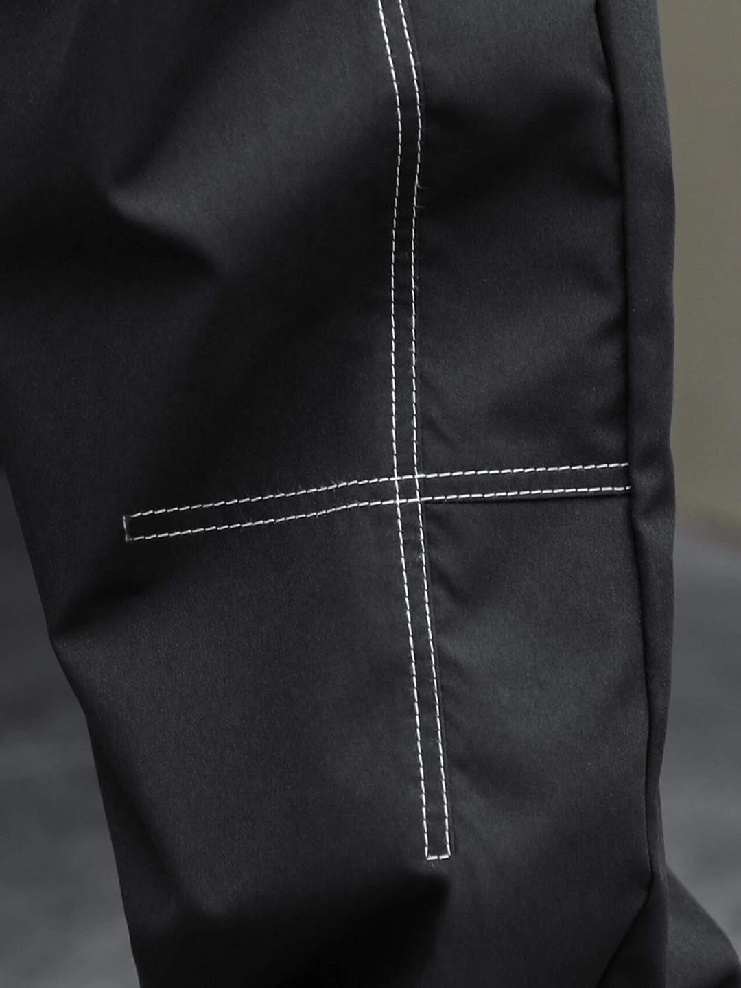 Nobero MenS Loose Sweatpants (1M-Bwjg-R0148_Black