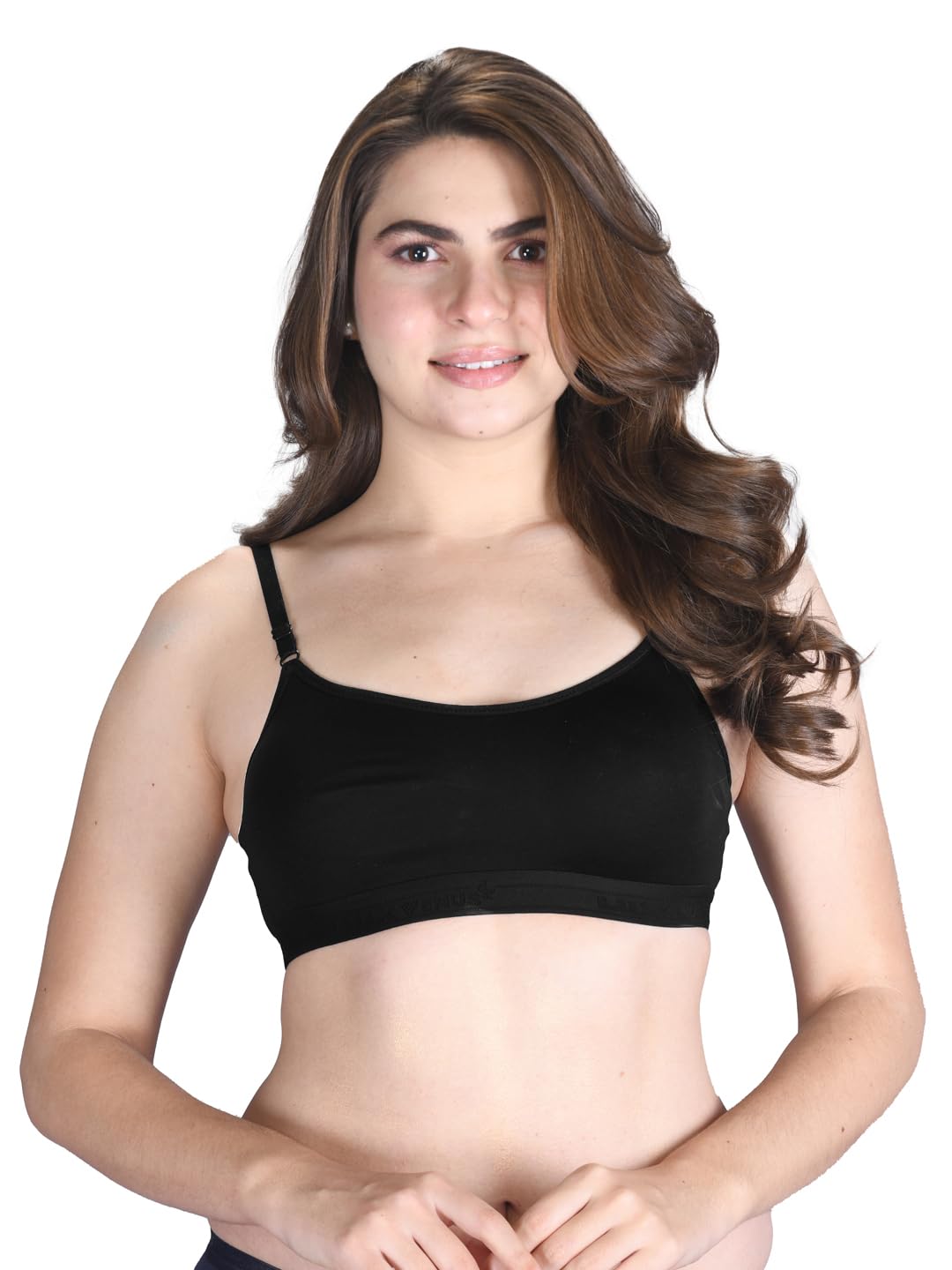 Lux Venus Moulded Sprots Bra With Adjustable Strap Black