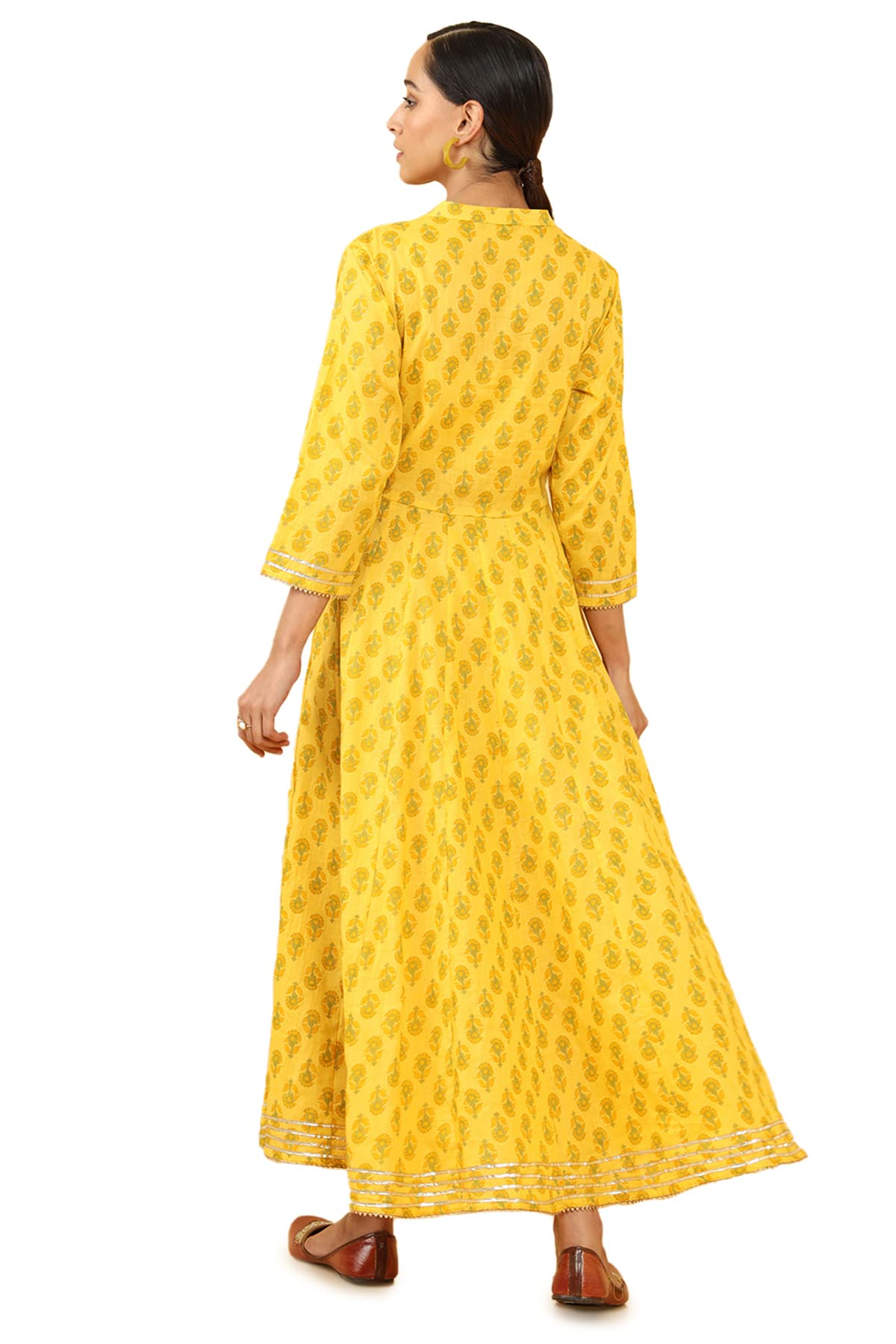 Soch Women's Cotton Embroidered Regular Kurta