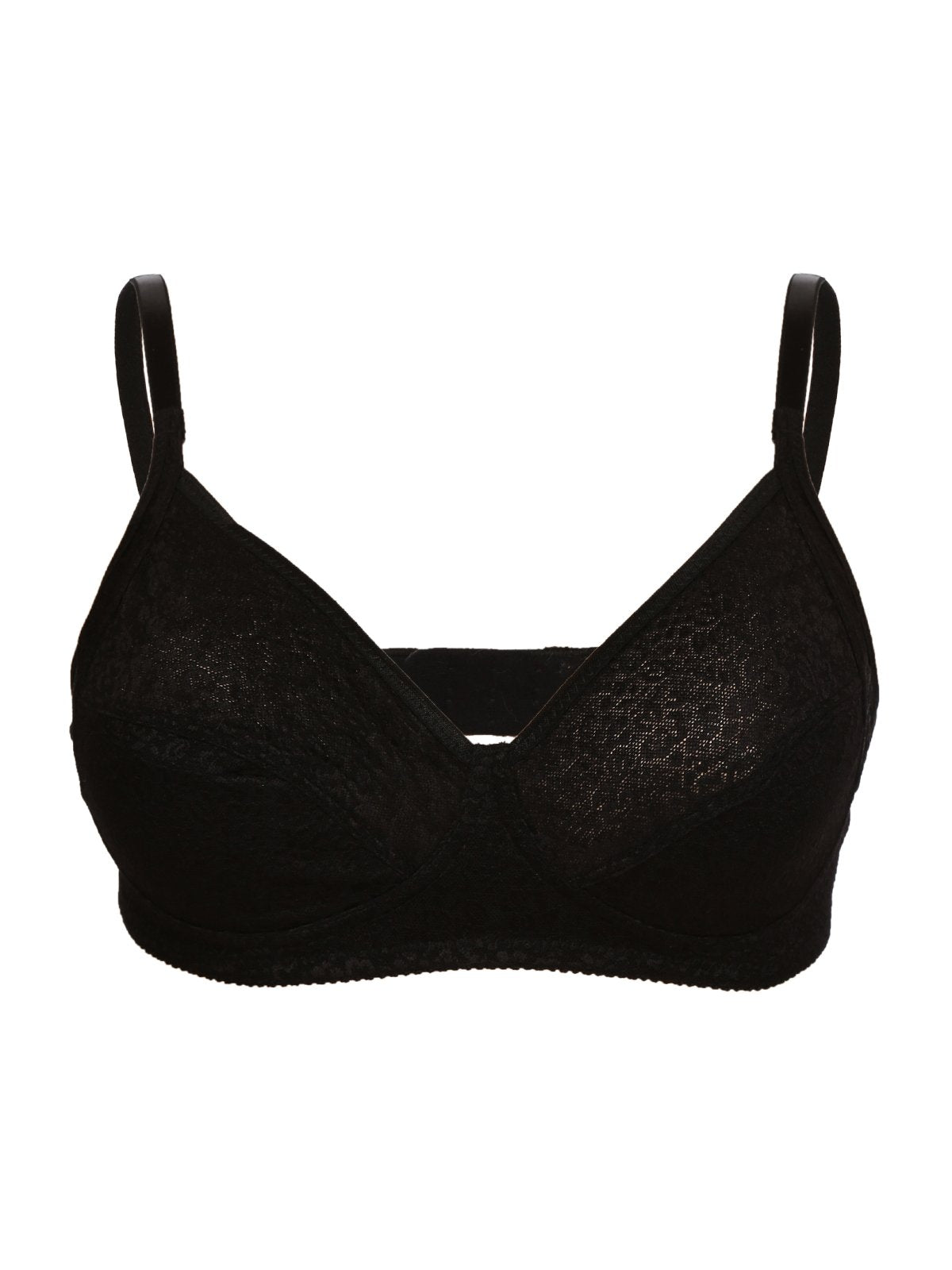 Clovia Womens Non-Padded Wirefree Full Cup Bra - Black (BR0649P13_Black_34D)