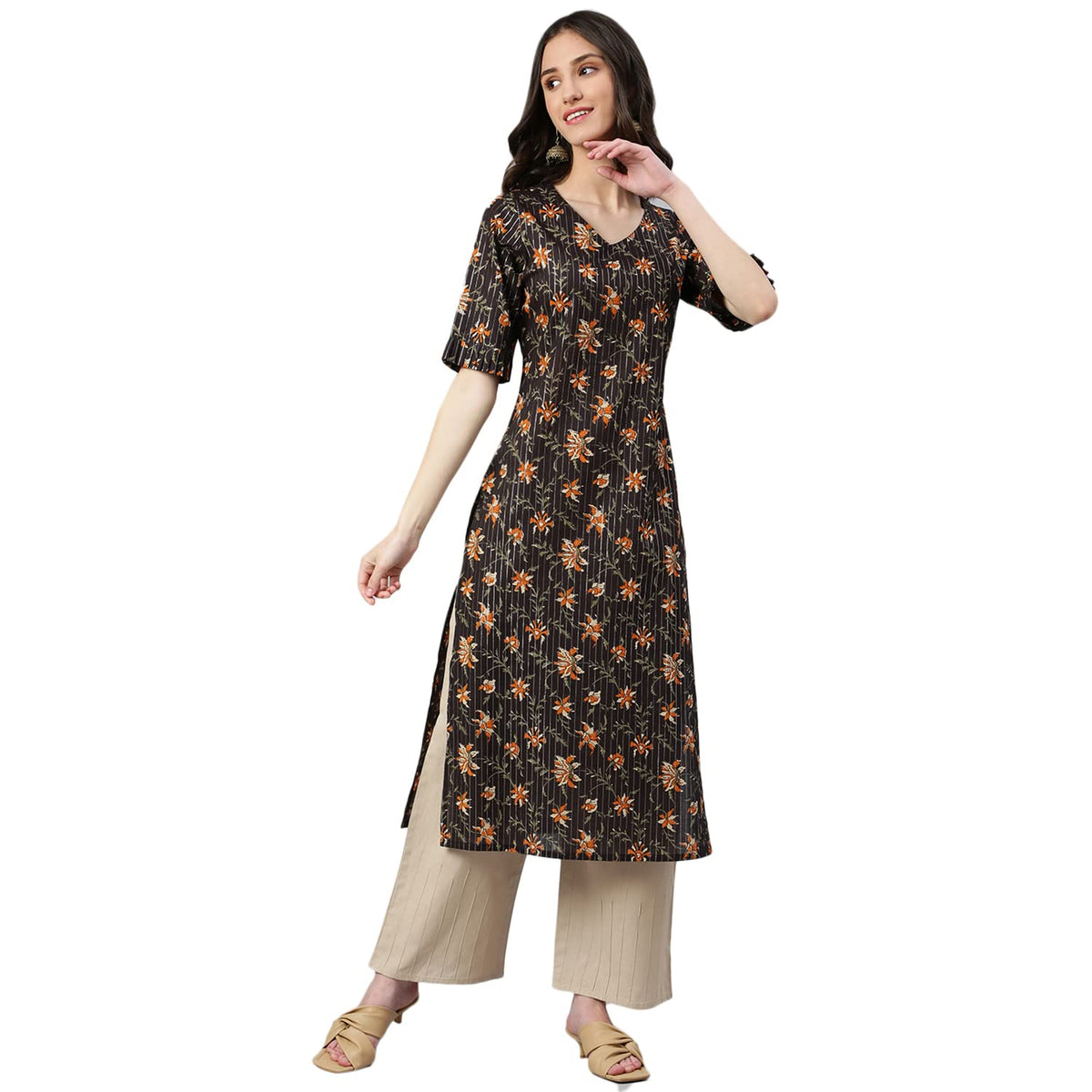idaLia Multicolour Printed Kurta