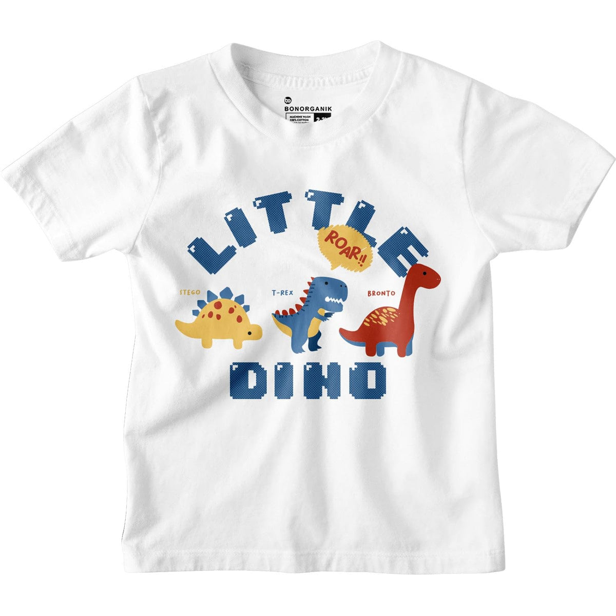 Bon Organik Boys Regular Fit T-Shirt (BON12157_White