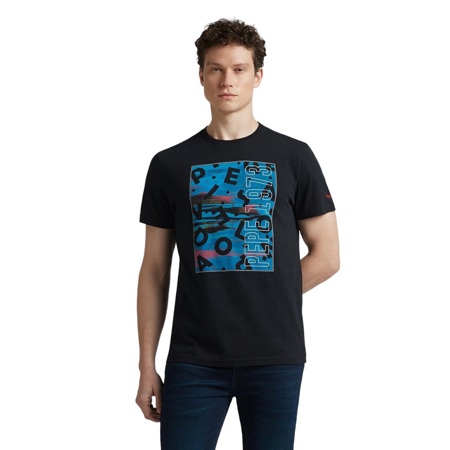 Pepe Jeans Men'S Slim Fit T-Shirt (Pm509905_Black