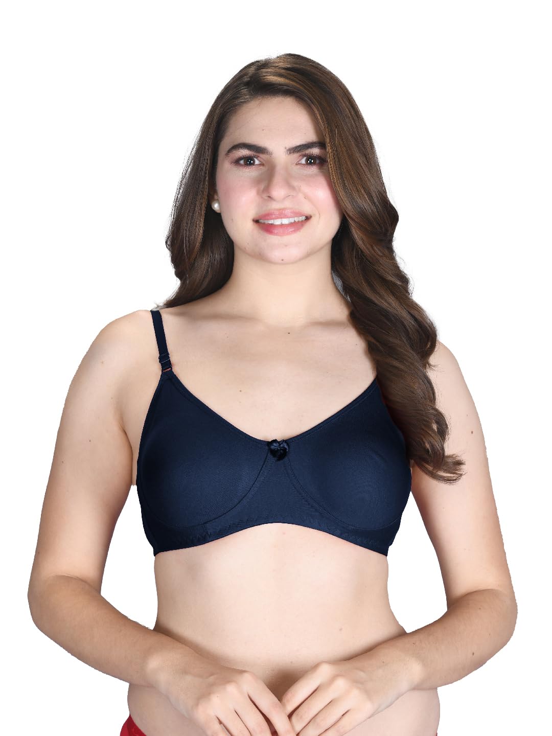 Lux Venus Comfortable Tees Bra With Adjustable Strap Navy