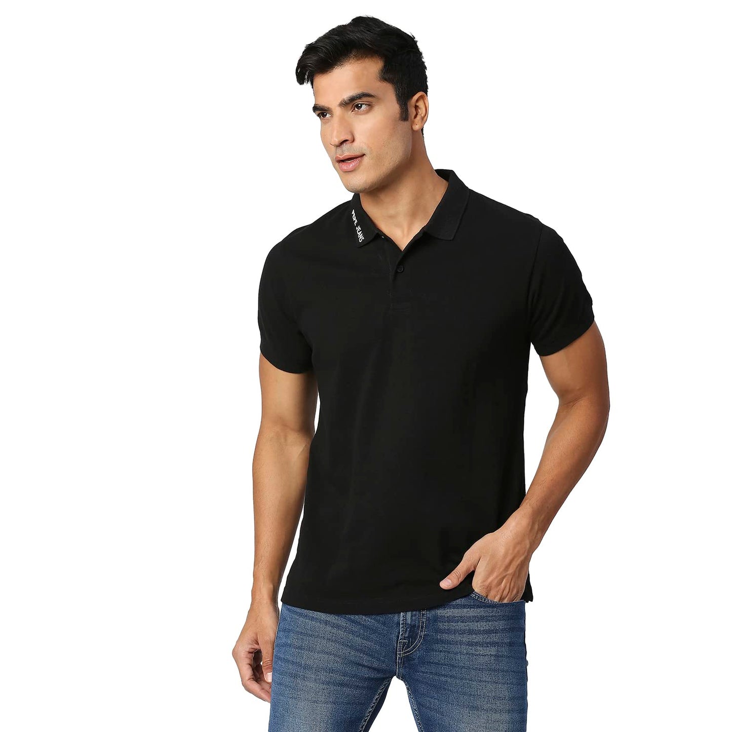 Pepe Jeans MenS Regular Fit T-Shirt (Pm542036999M_Black