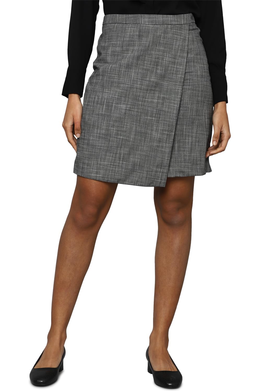 Allen Solly Women Regular Fit Casual Polyester Skirt