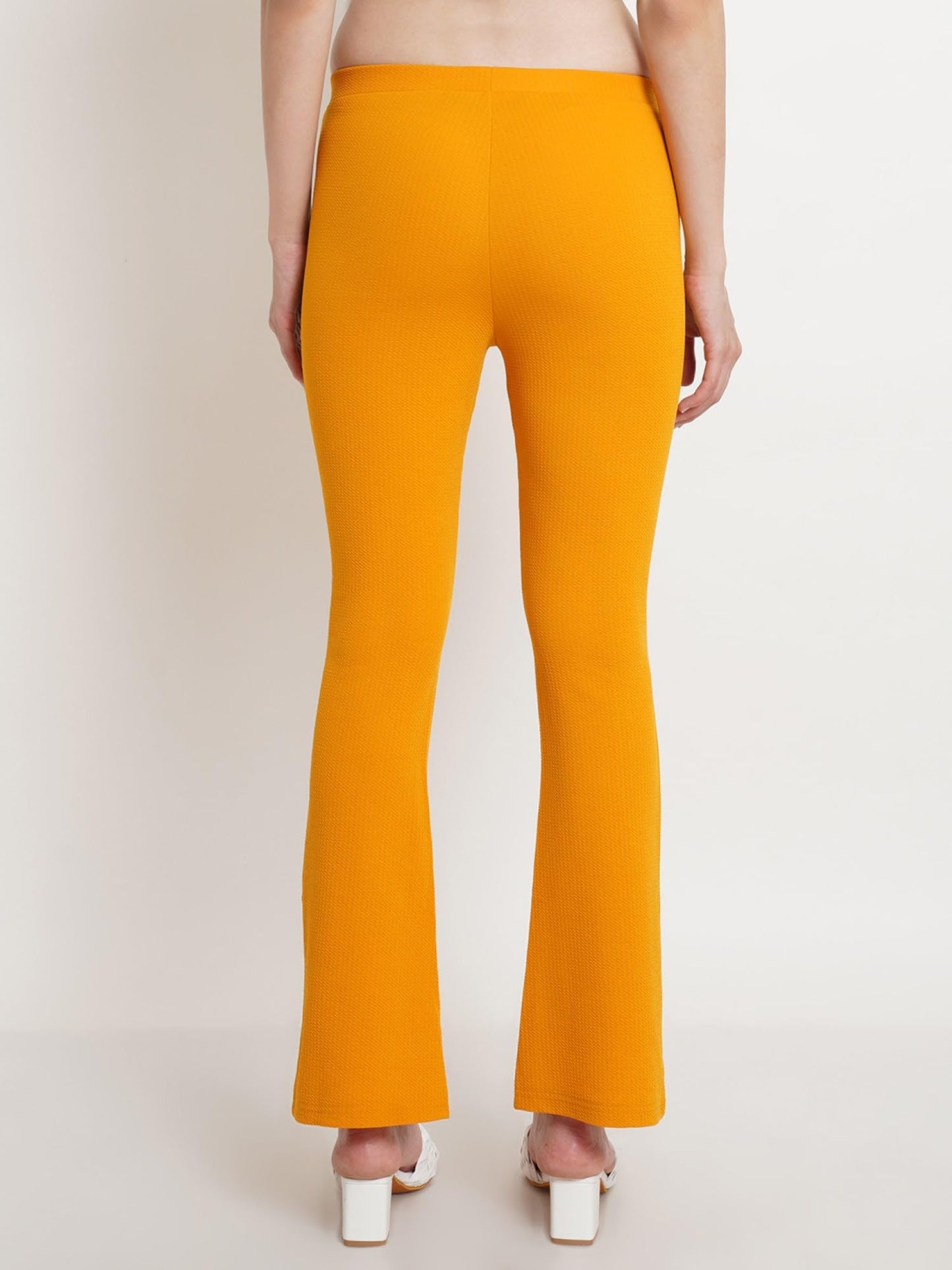 POPWINGS Casual Solid Regular Fit Solid Trouser for Women | Pull On Trouser for Women | Semi-Formal Work Women Trouser for Summe