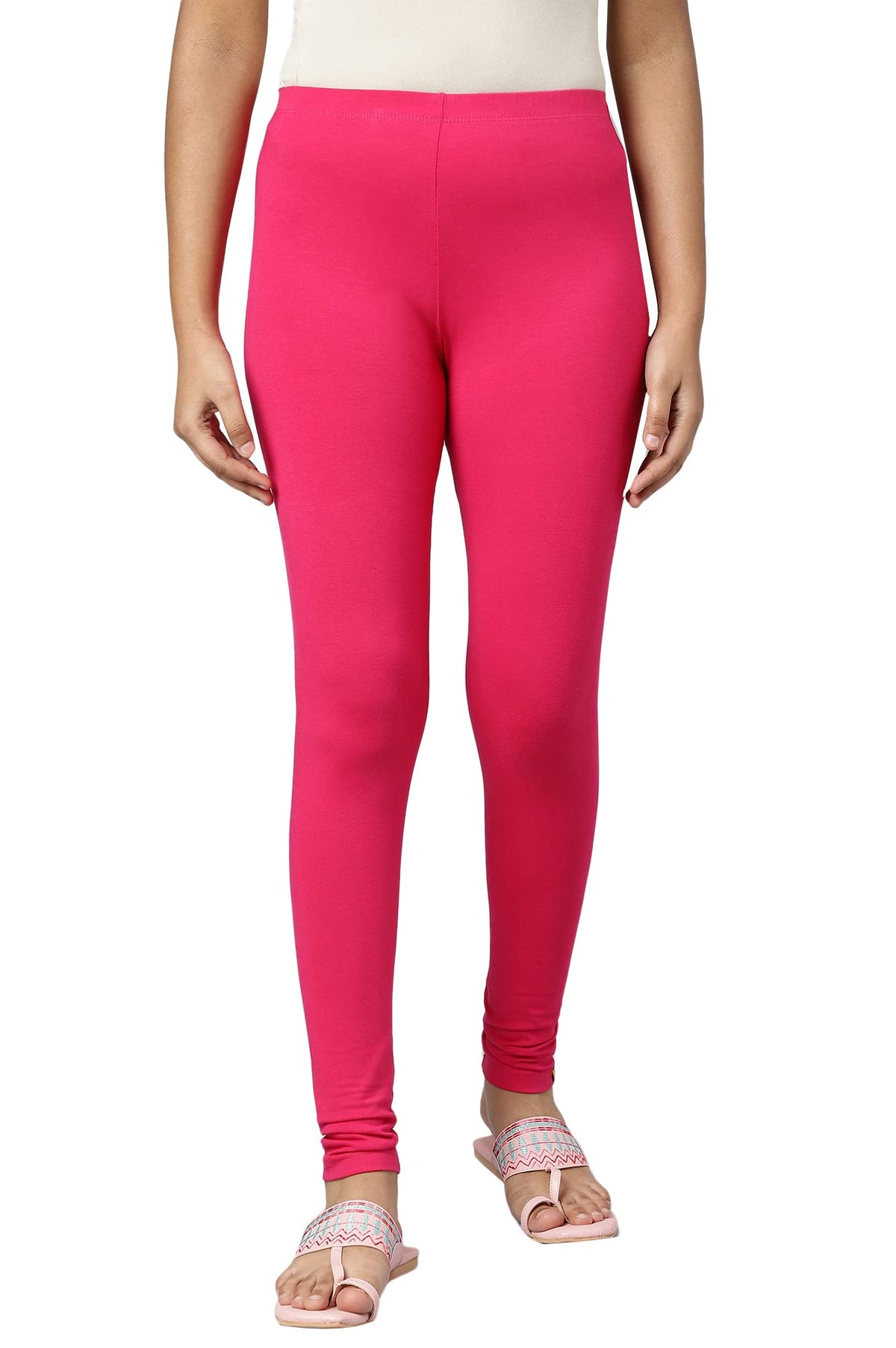 Aurelia Cotton Lycra Tights For Women | Ankle Length Leggings For Women | Cotton Leggings For Women | Lycra Leggings For Women |