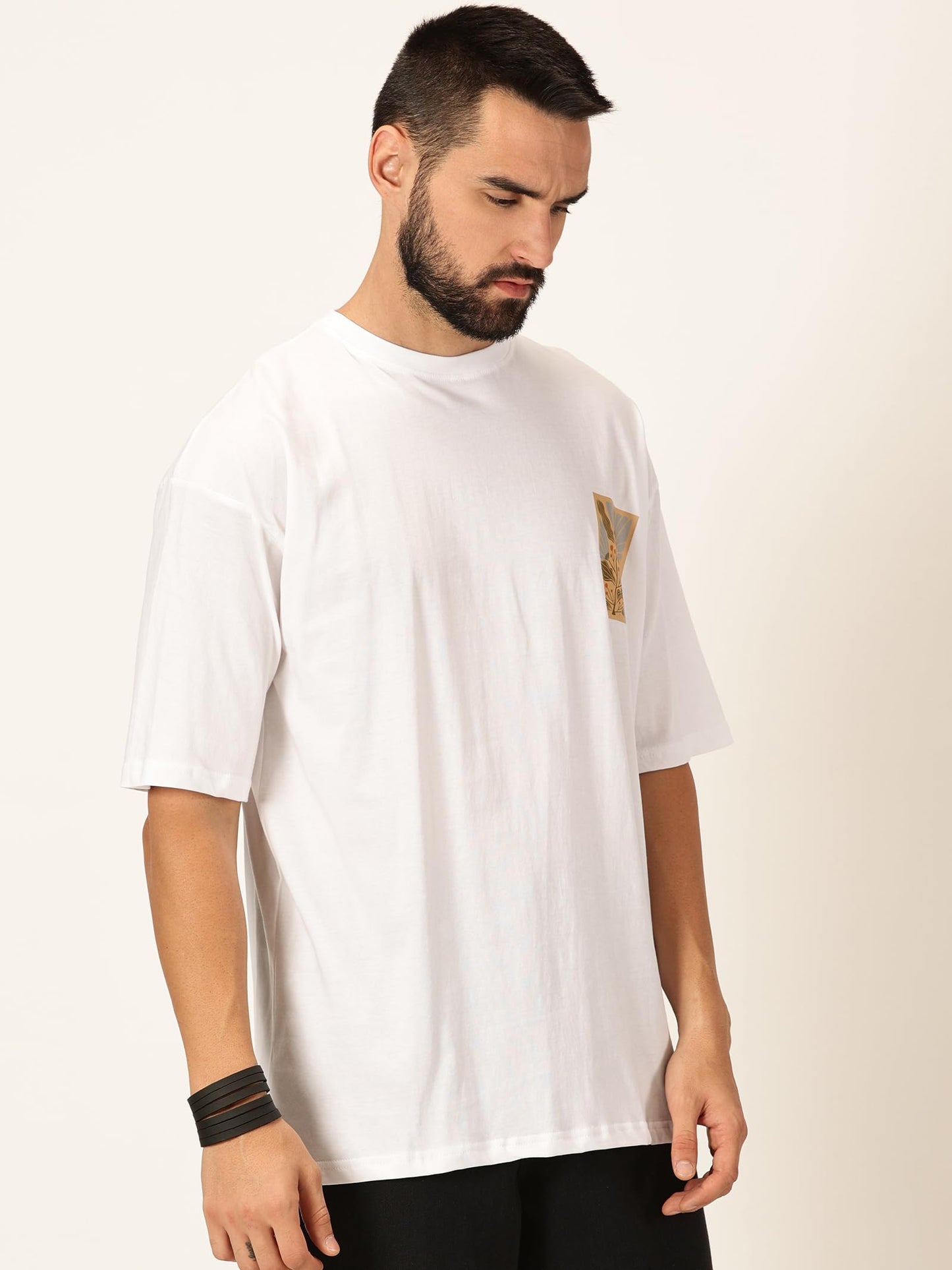 Thomas Scott Mens Oversized Fit T-Shirt (TSKOversized_White Summer