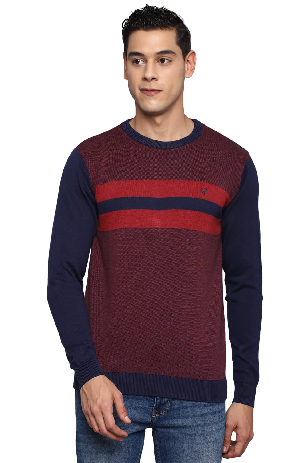 Allen Solly Men Cotton Crew Neck Pullover