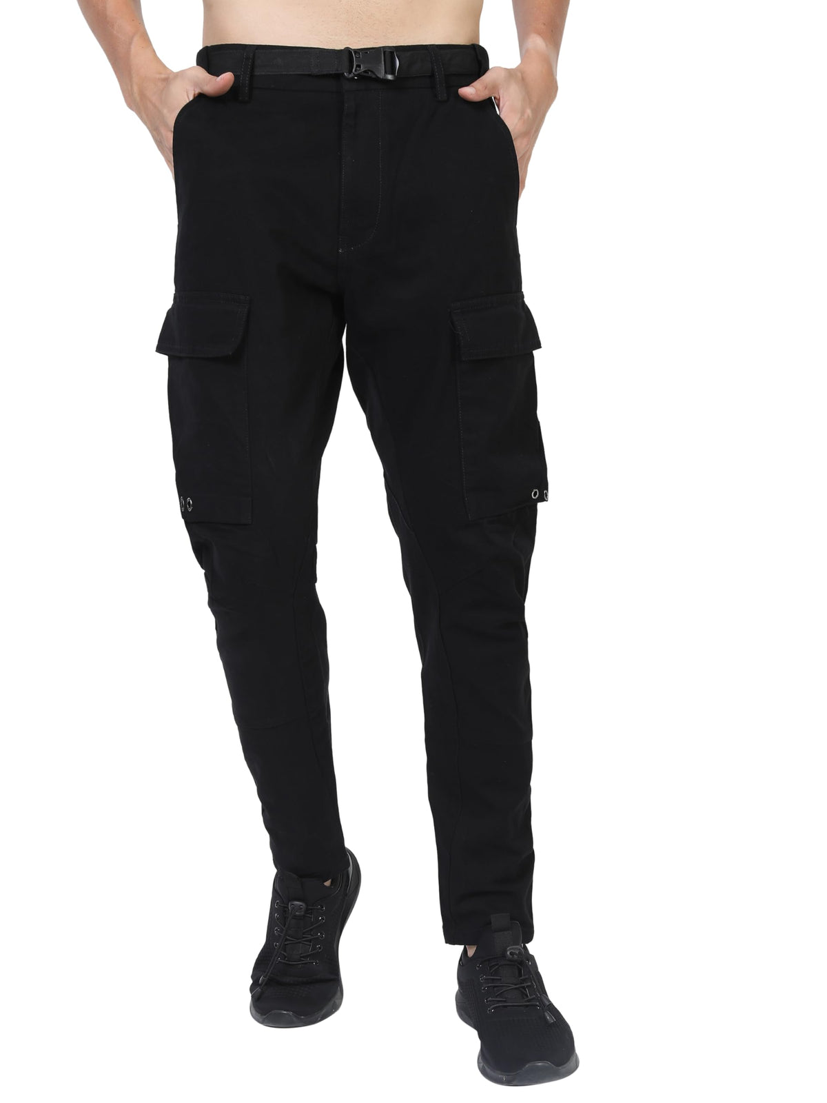Ketch MenS Relaxed Casual Pants (Khtr000295_Black
