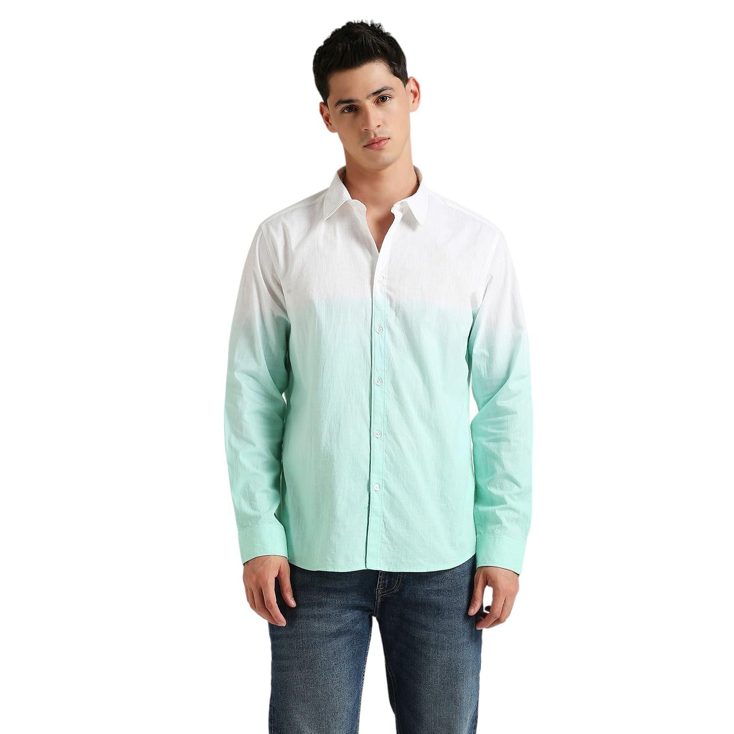Pepe Jeans MenS Regular Fit Shirt (Pm308670_Green