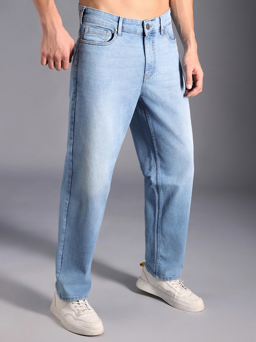 High Star MenS Regular Jeans (Hsmjns1889_Ig4_Blue_1