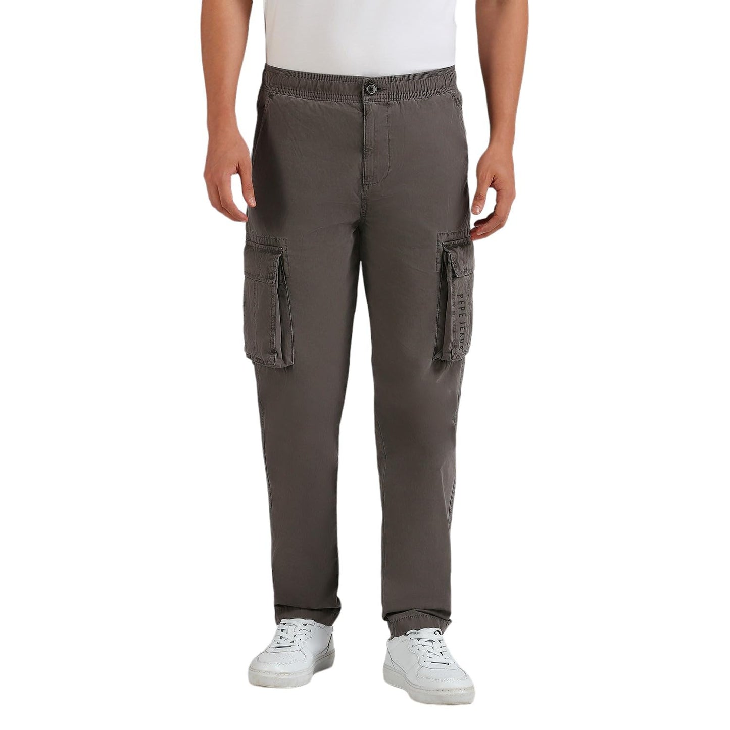 Pepe Jeans MenS Straight Casual Pants (Pm211744_Grey
