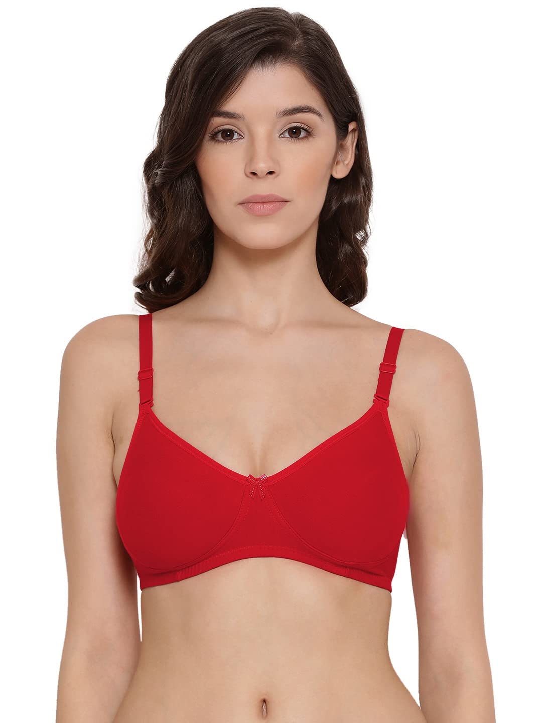Lyra WomenS Cotton Non Padded Wire Free Seamless Spacer Bra