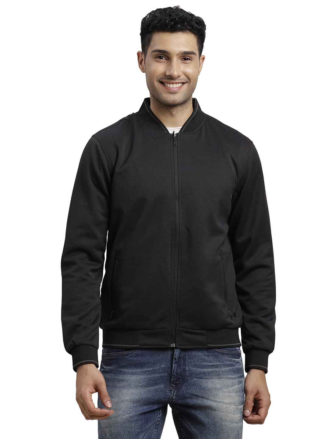 Turtle Men Nylon Solid Regular Fit Full Sleeve Navy & Brown Reversible Windcheater Jacket