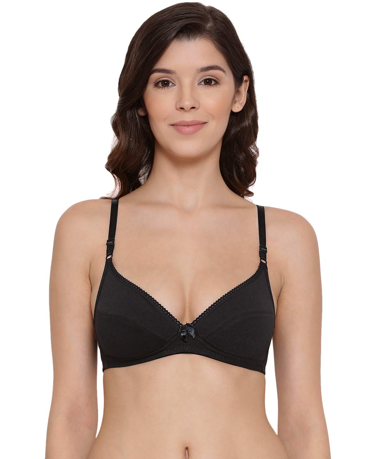 Lyra Lux 501 Plunge Underwired Everyday Bra (Black)