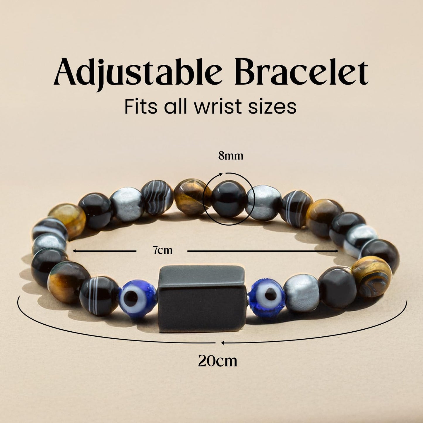Astrotalk Evil Eye Protection Bracelet | Ward Off Negativity & Evil Eye | 108 Hours Energized by Top Astrologers | Handcrafted with Care | With Certificate of Authenticity | Protect Your Energy