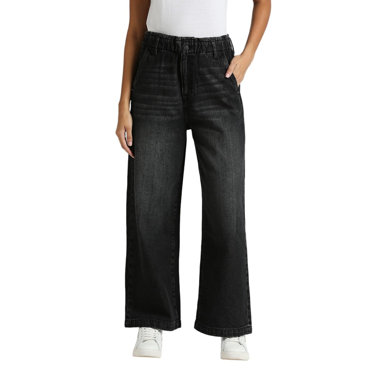 Pepe Jeans WomenS Straight Jeans (Pl204904Q018_Black Used