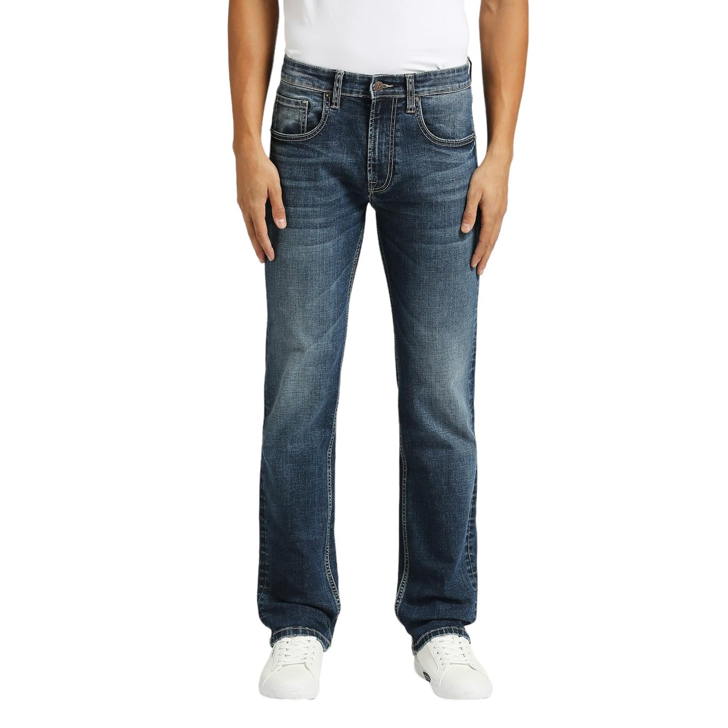 Pepe Jeans MenS Regular Jeans (Pm207893J673_Med Used_Mid Indigo Blue