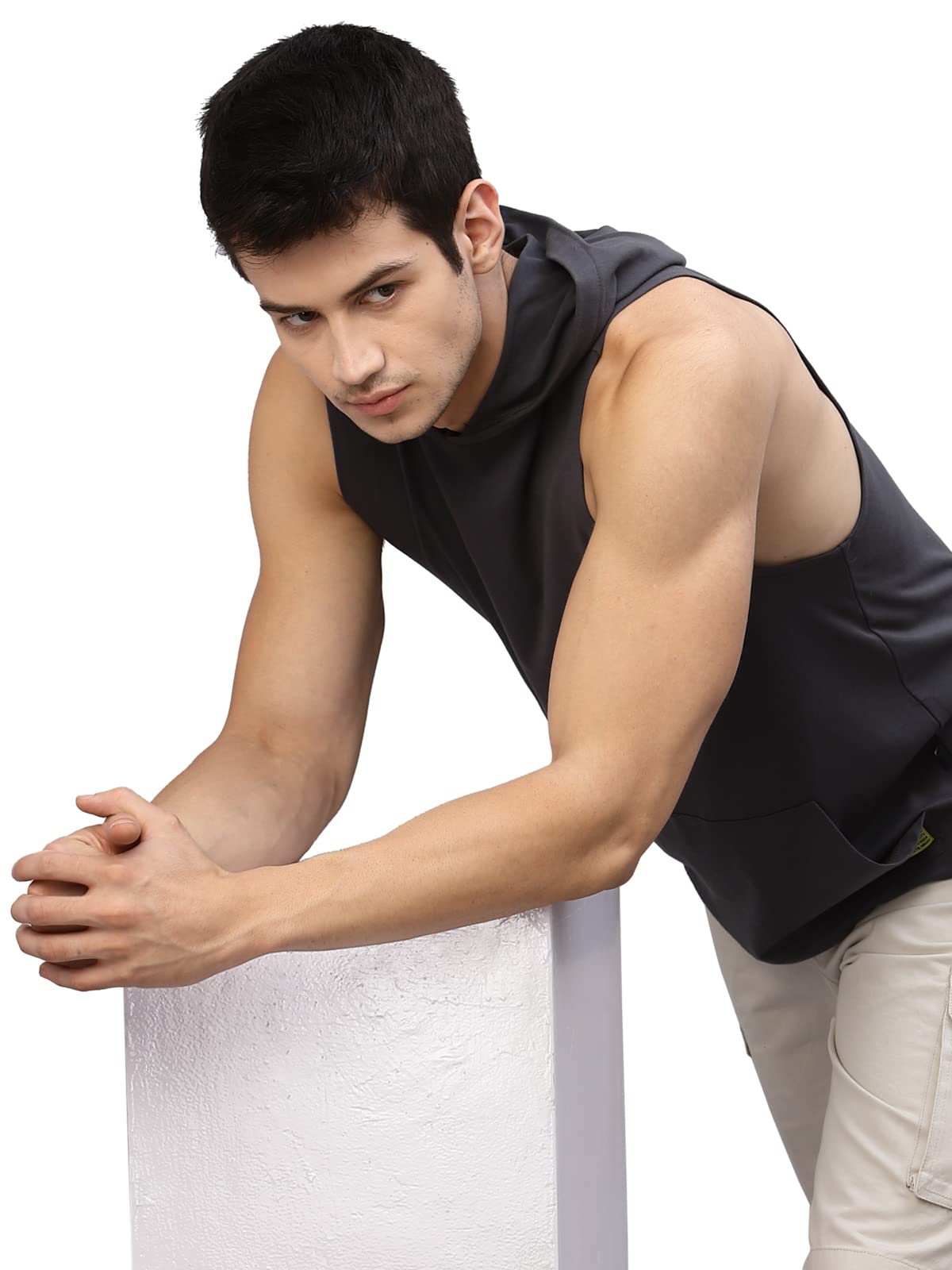 Rigo Stylish Cotton Printed Vest for Men | Round Neck, Slim Fit, Sleeveless T-Shirt Vest | Casual Innerwear Sando - Perfect for