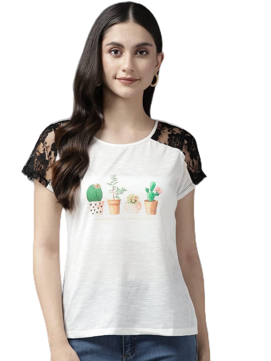 Aarika WomenS Regular Fit Shirt (Tp-W-M-12085_Cream S)