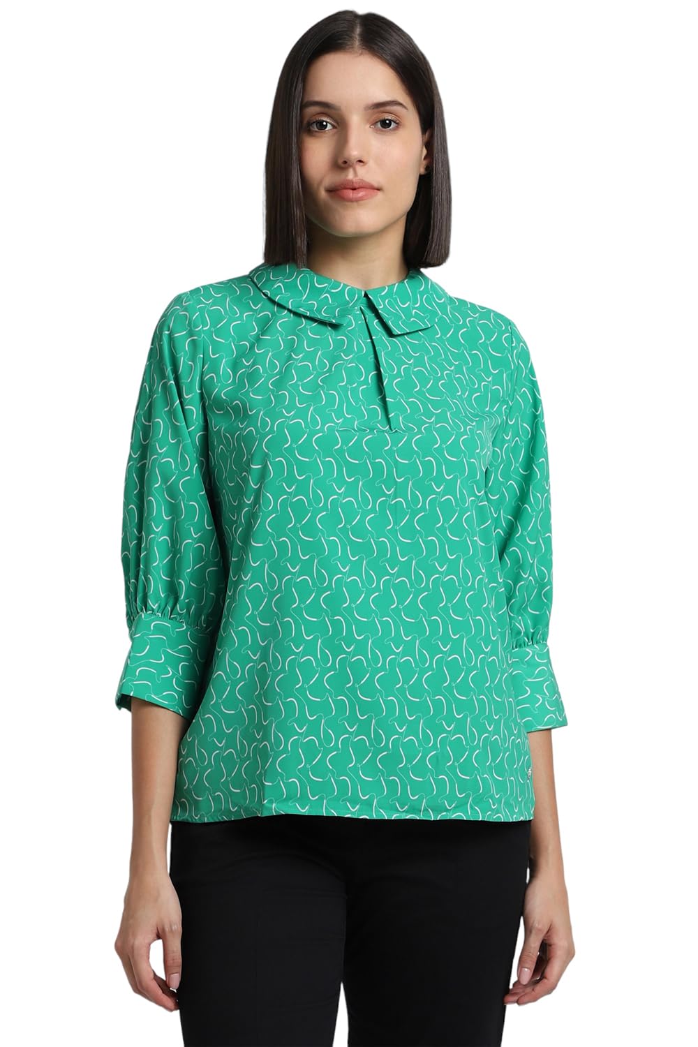 Allen Solly Women Printed Button-Down Shirt