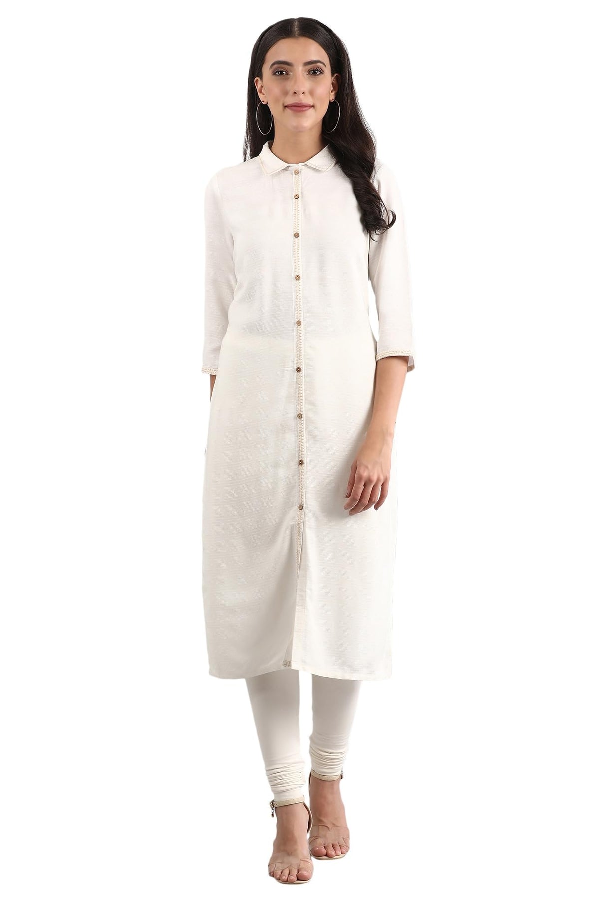 Aurelia Womens Solid Kurta