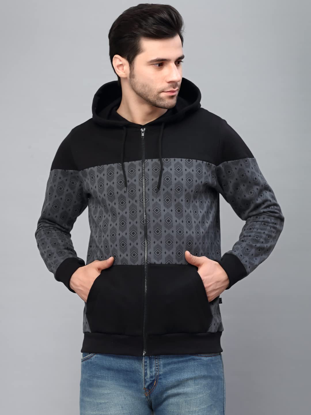 RIGO Mens Bomber Jacket (SW07221125_Dark Grey