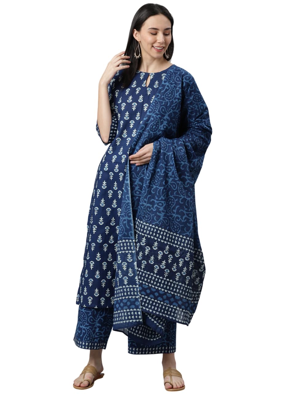 Libas WomenS Cotton Kurta Sets (20158Oh
