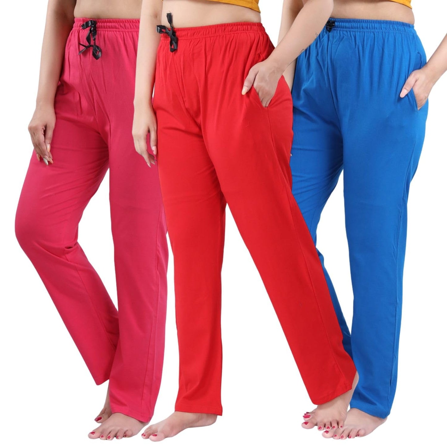 Fabme Cotton Pyjama Pack Of 3