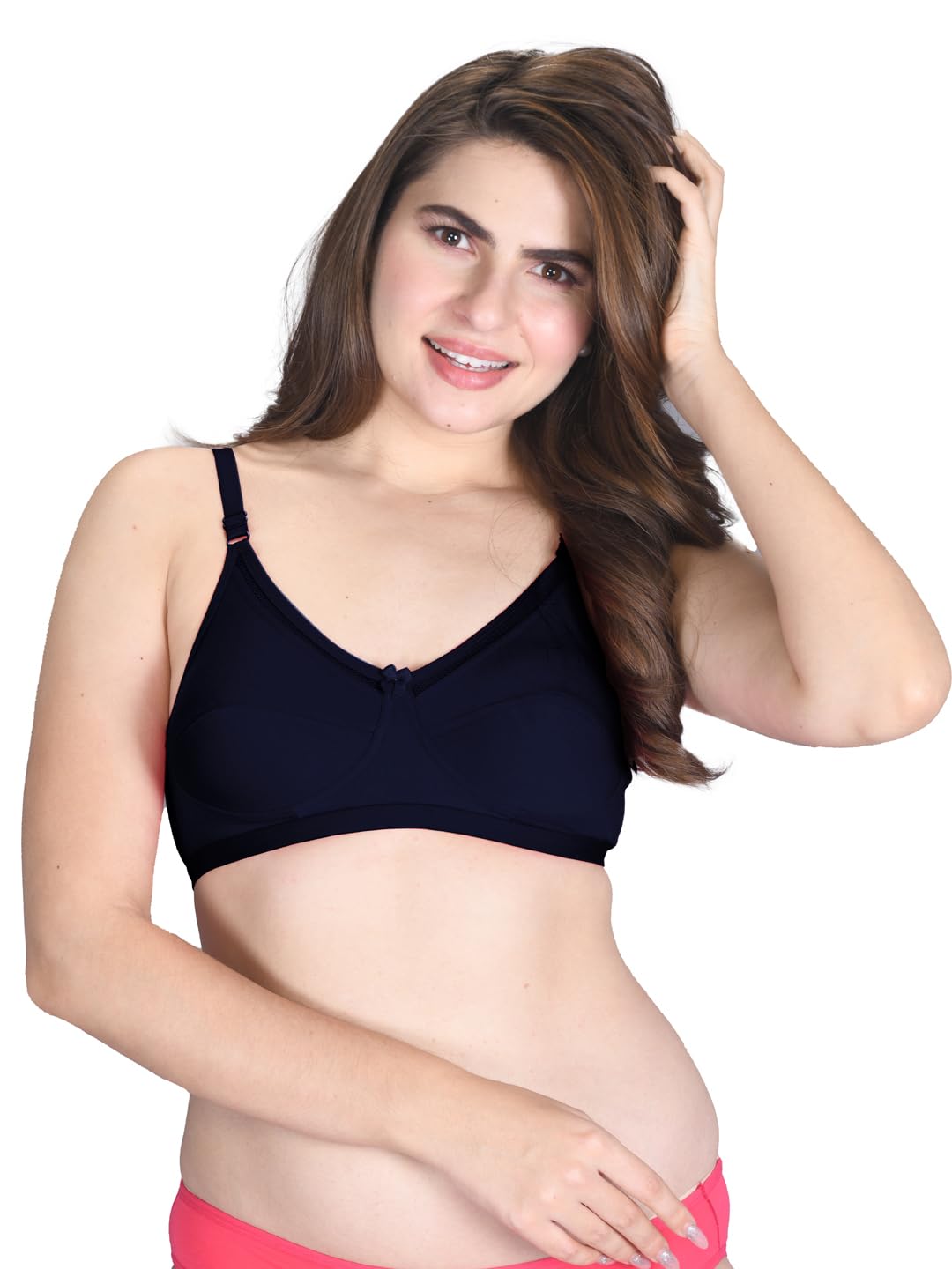 Lux Venus Full Coverage Support Mesh With Adjustable Strap Navy