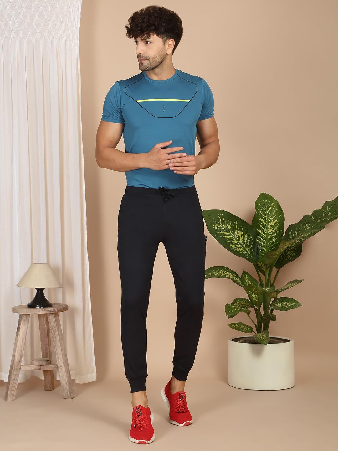 Sweet Dreams Men Solid Jogger Navy
