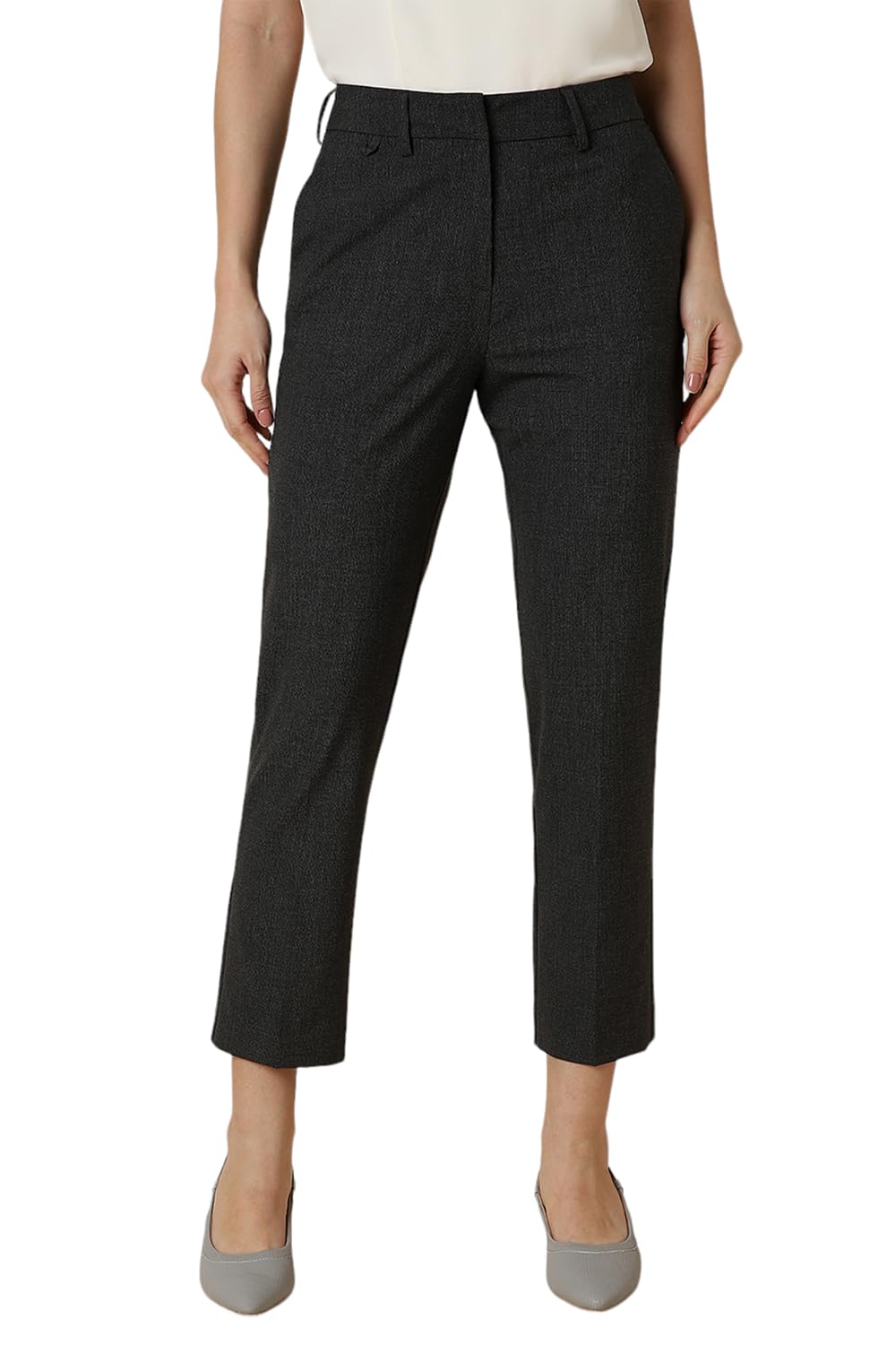 Allen Solly Women Regular Fit Printed Formal Pants
