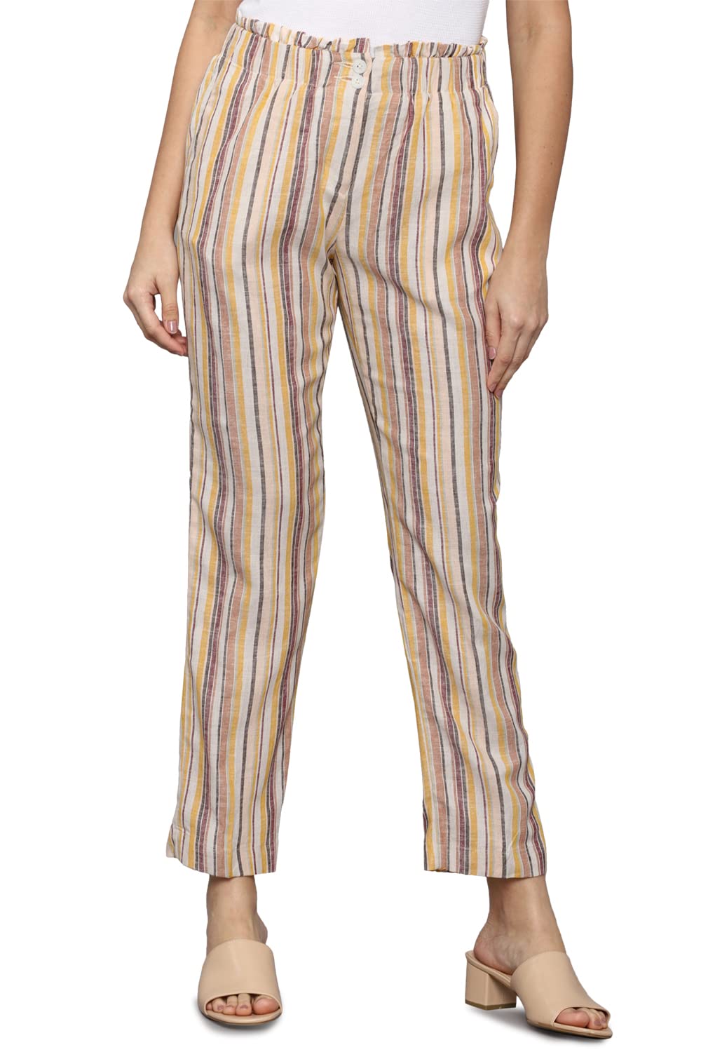 Allen Solly Women Striped Pants