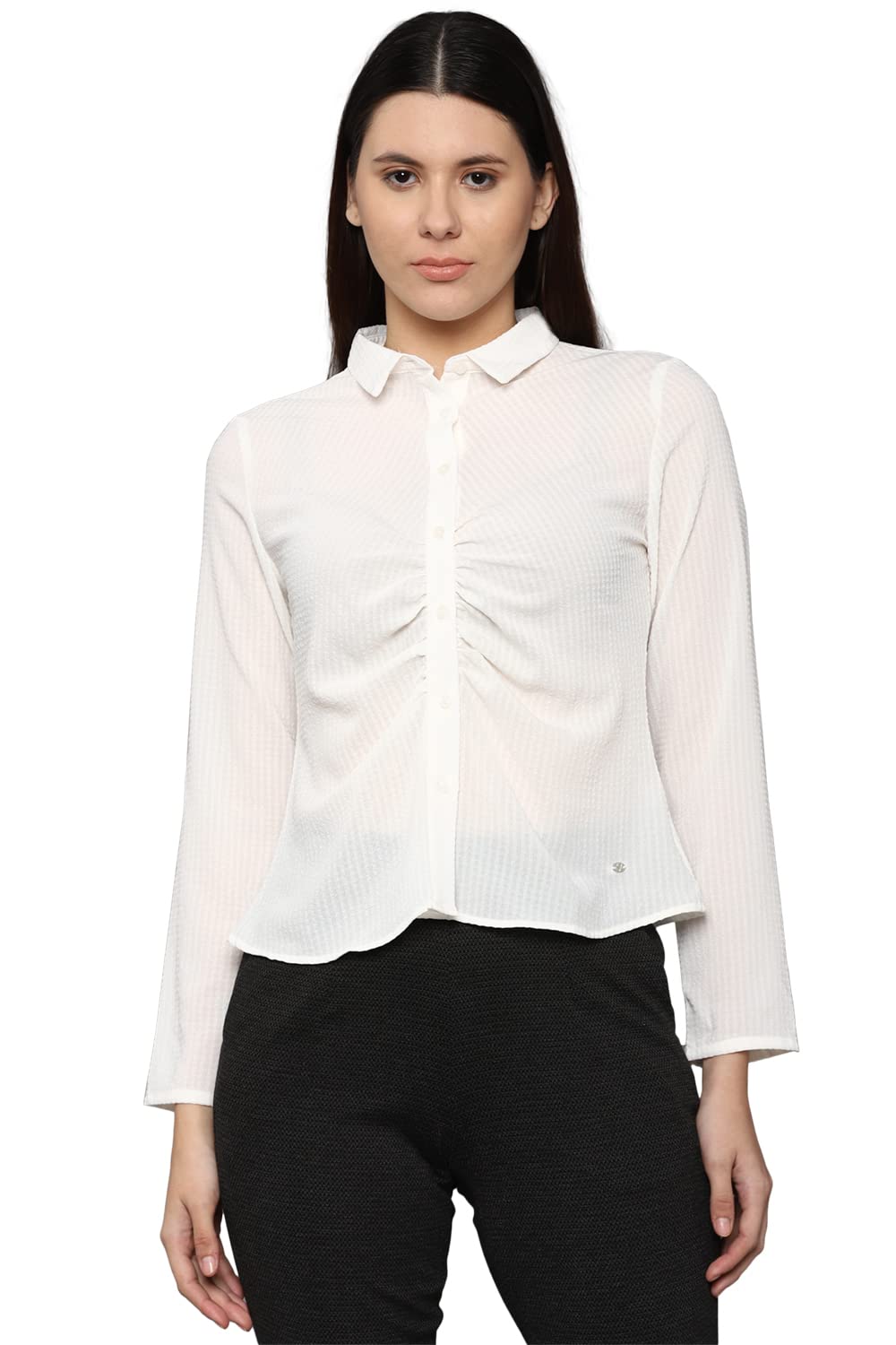 Allen Solly Women Regular Fit Full Sleeve T-Shirt
