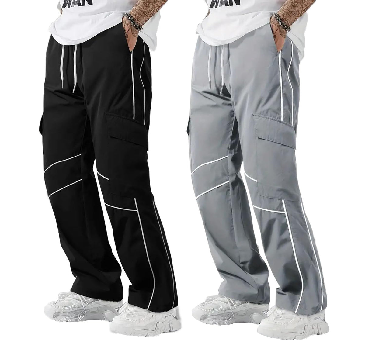 Lymio Track Pant For Men || Regular Fit || Track Pants || Full Elastic Jogger Track Pant || Available In Combo Pack Of 2 (Tp-62-