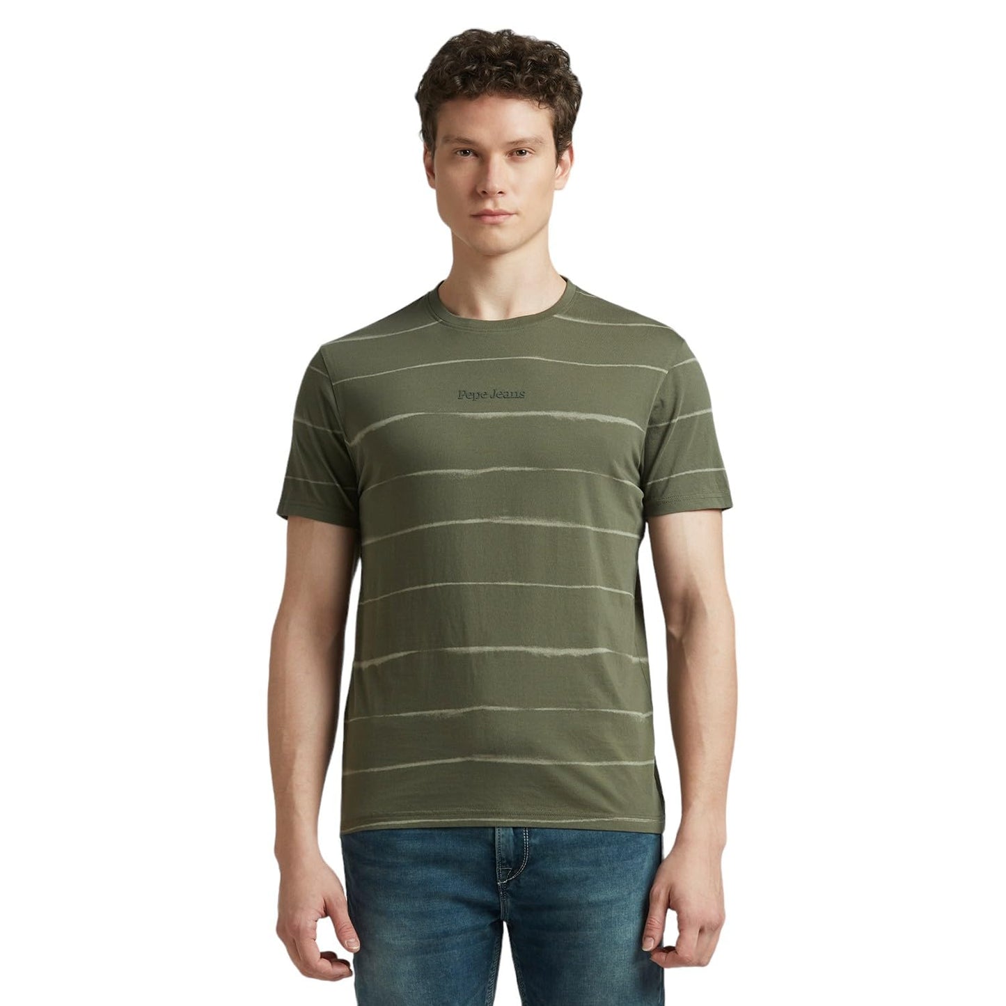 Pepe Jeans Men'S Slim Fit T-Shirt (Pm509815_Leaf Green