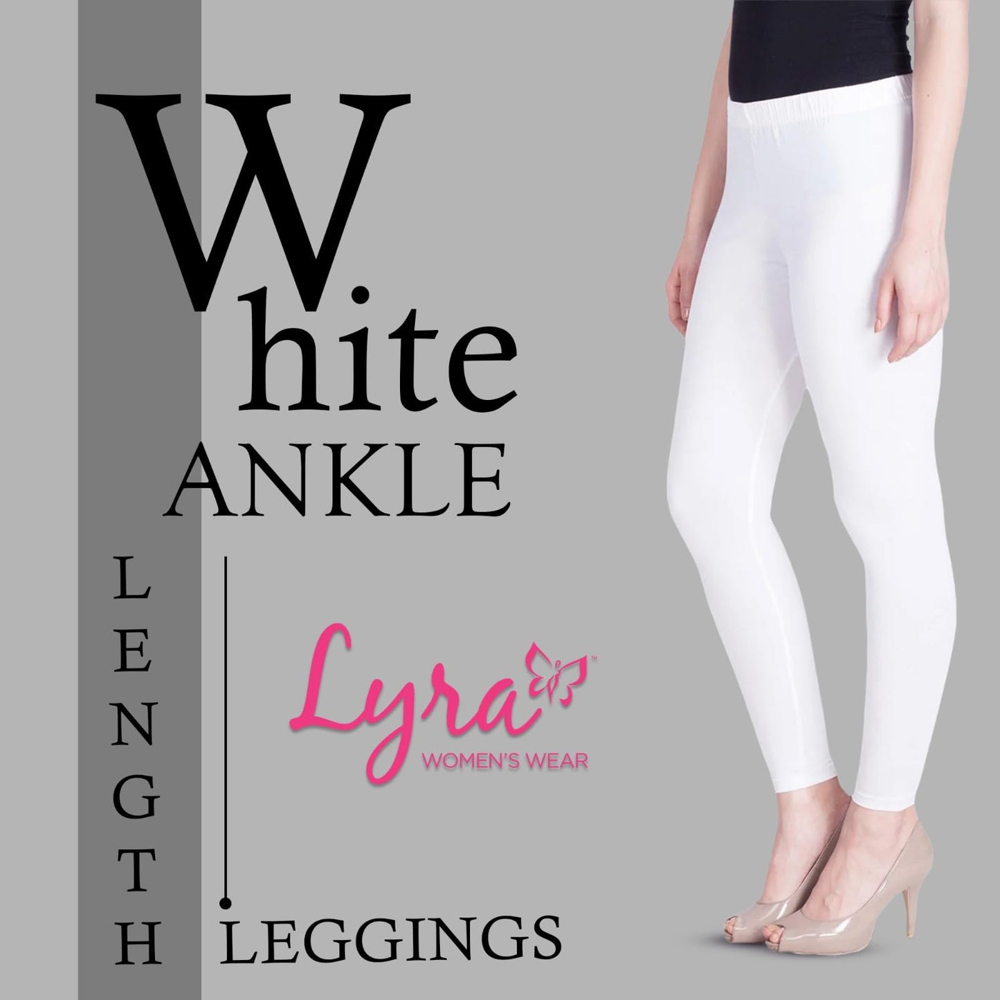Lux Lyra Women's Skinny Fit Leggings White XL