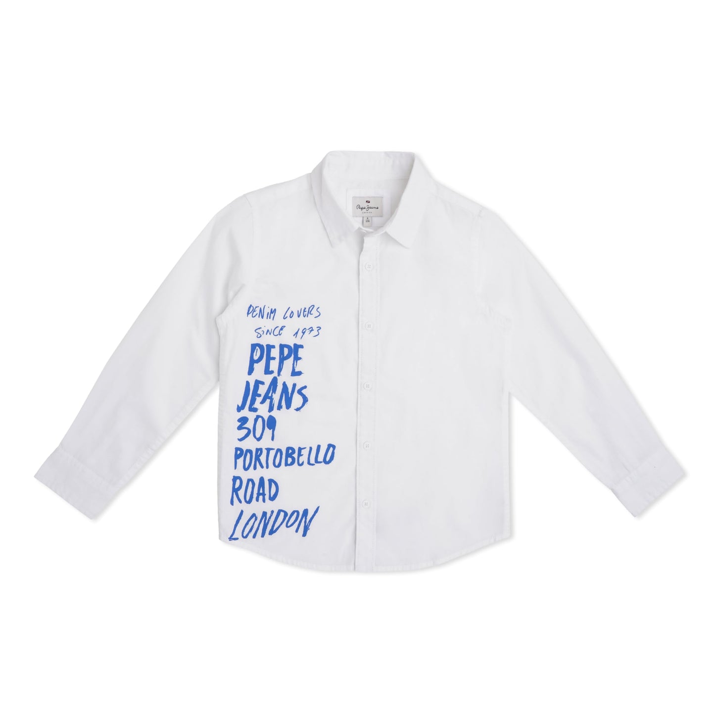 Pepe Jeans BoyS Regular Fit Shirt (Pb3024148004_White