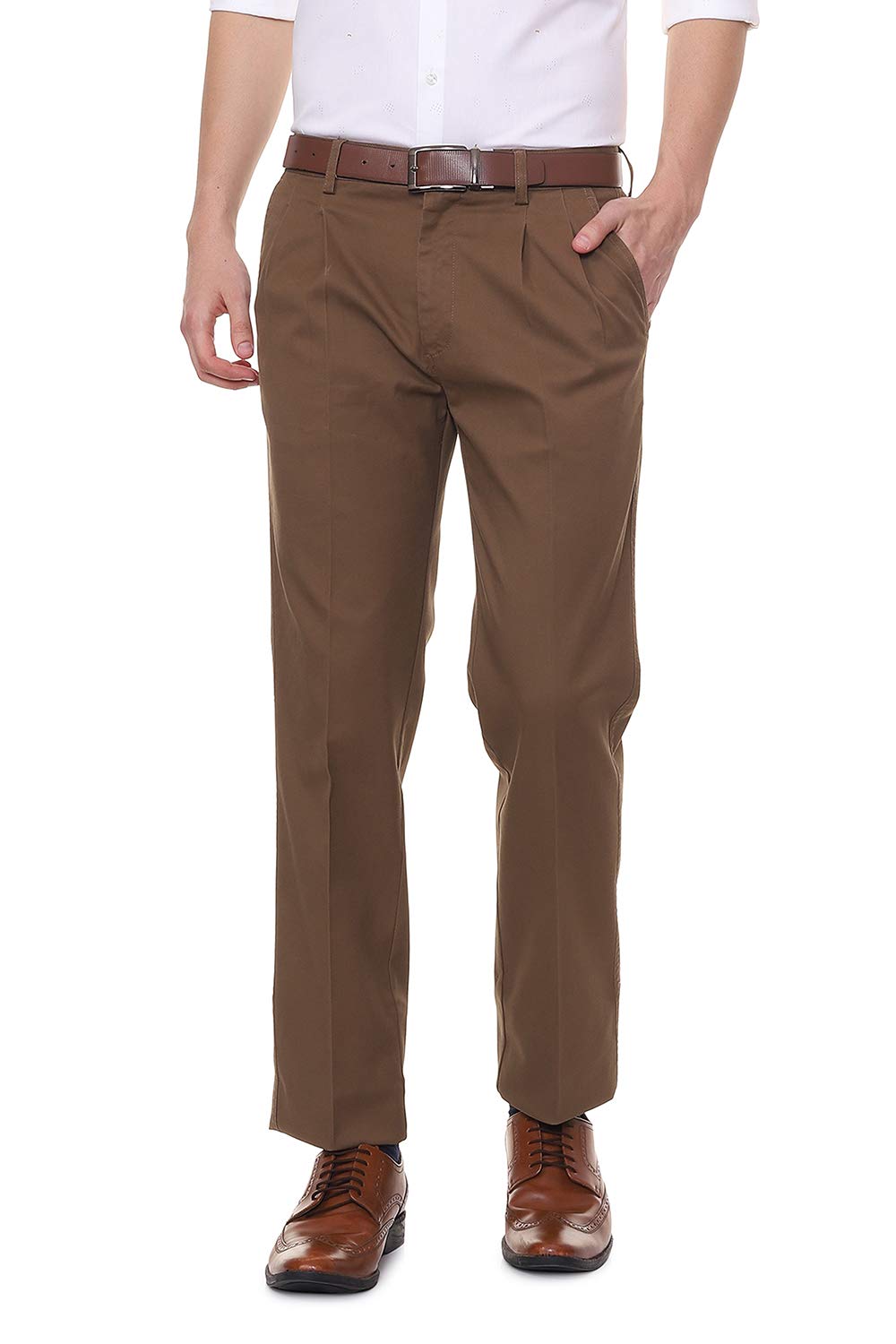 Allen Solly Men Straight Fit Casual Cotton Pants