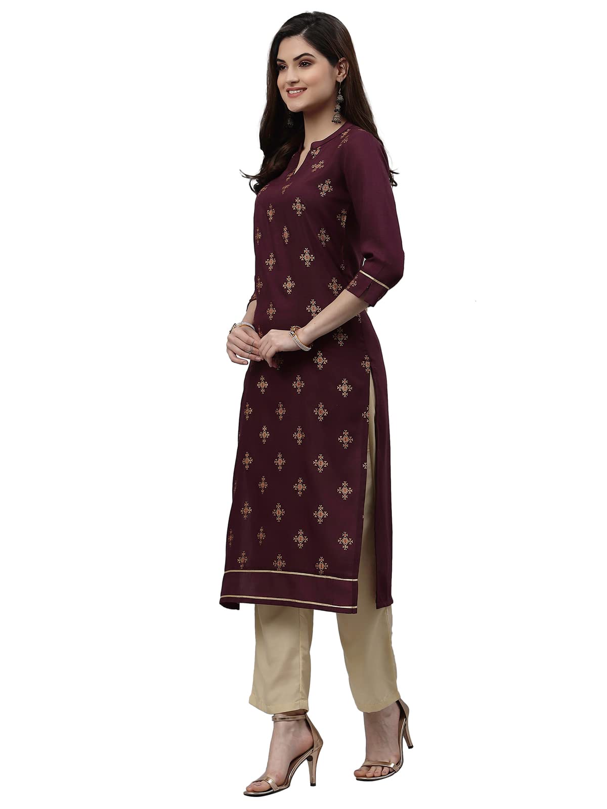 Sanisa Foil Print Kurta
