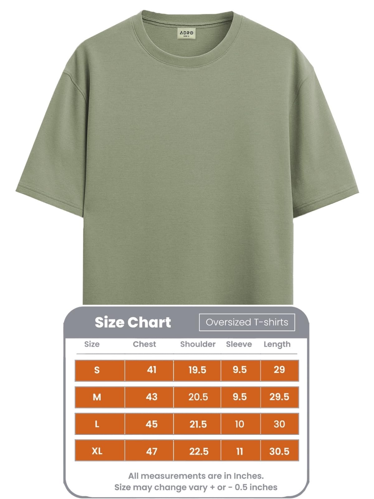 ADRO Oversize T Shirt for Men | Drop Shoulder Cotton T Shirt | Anime Oversize T-Shirt | Luffy T Shirt Gear 5| Trendy Front and B