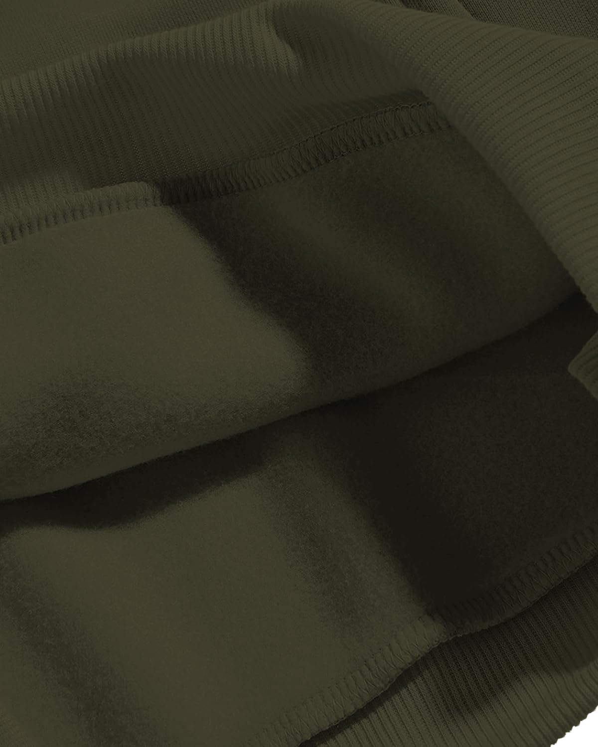 ADRO Men's Printed Hoodie - Cotton, Size 48, Green Olive, Model H24-BIRD-OL