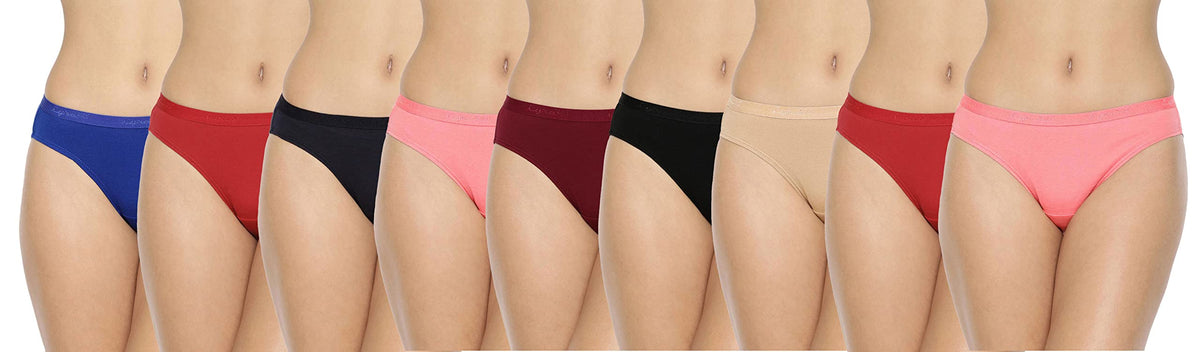 Lyra Premium Cotton Bikini Panties Assorted For Women