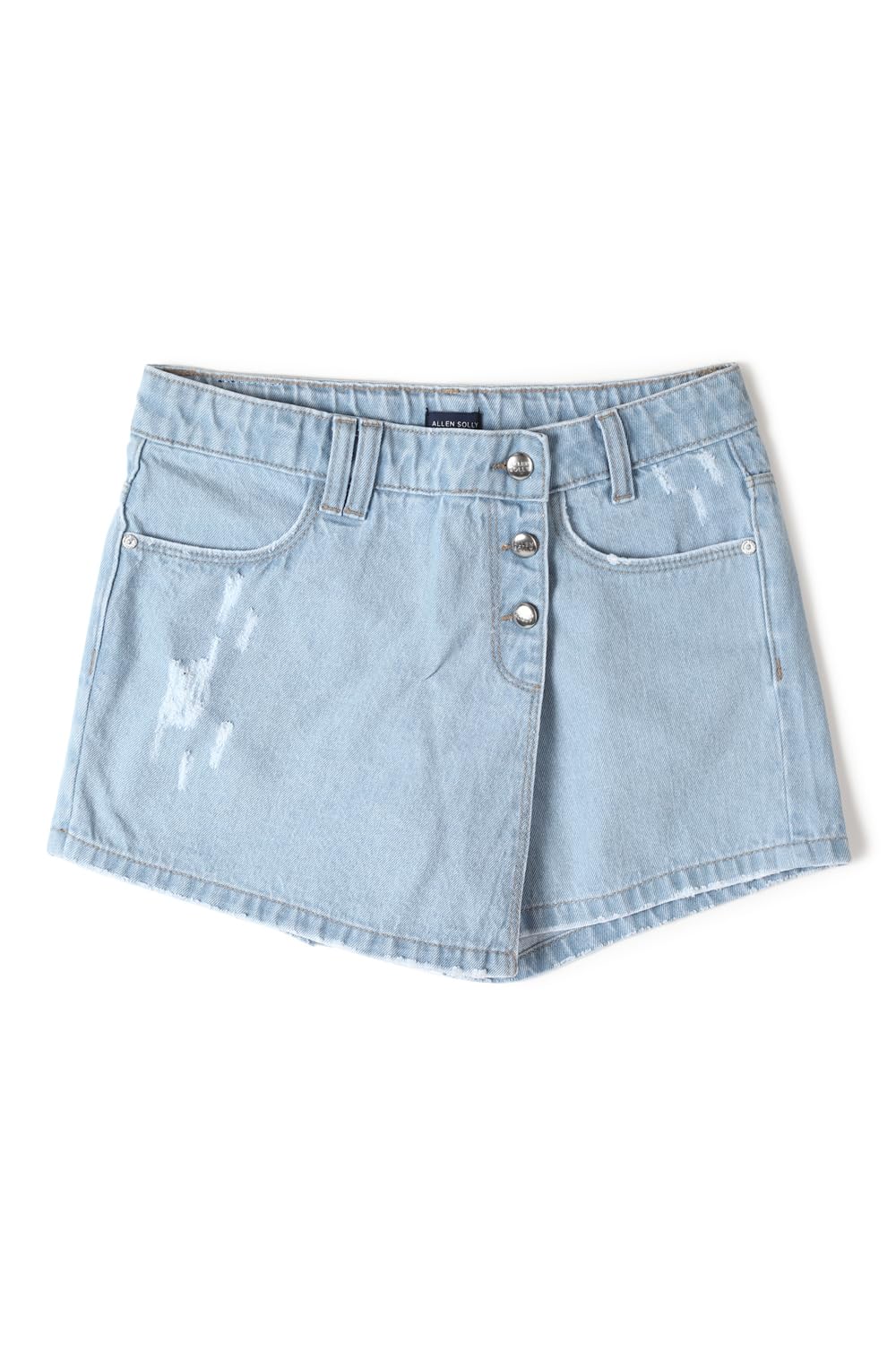 Allen Solly Girls Regular Fit Solid Shorts