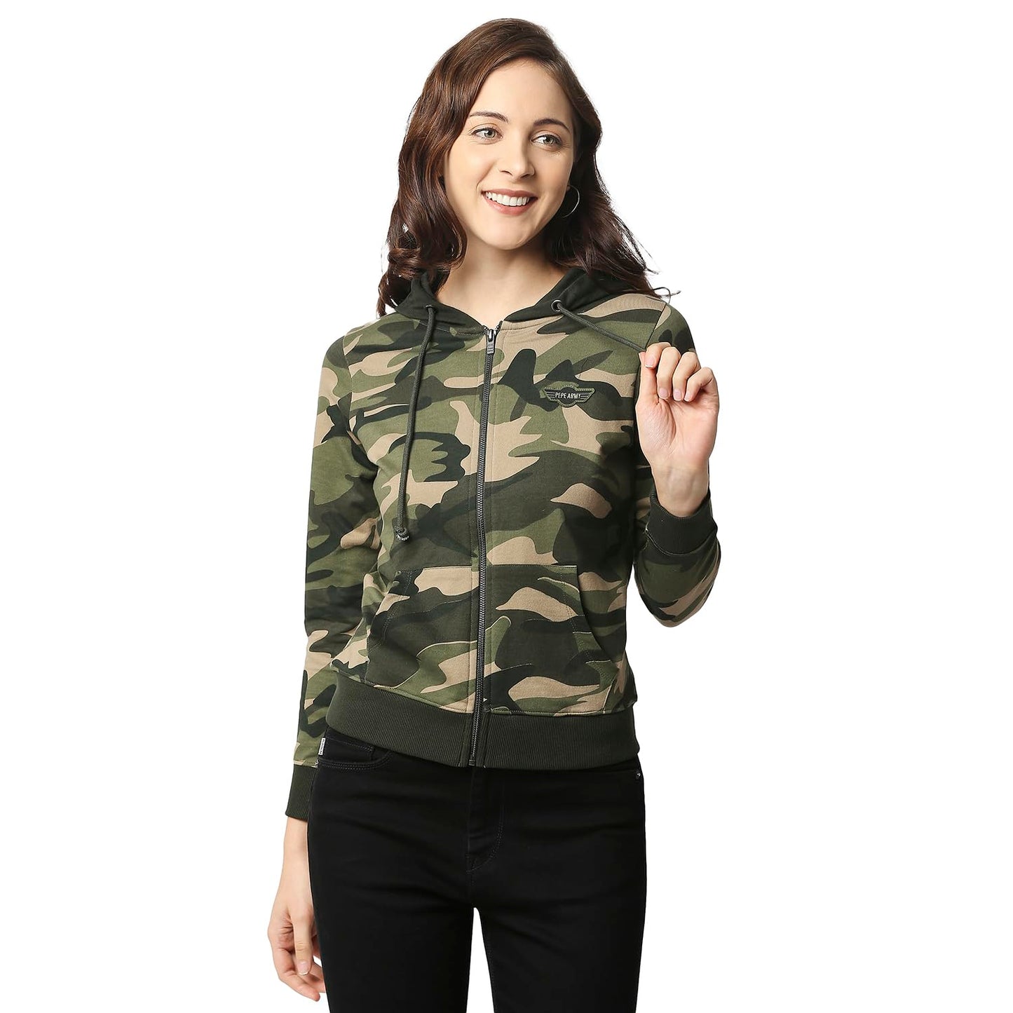 Pepe Jeans Ladies Danielle Aop Sweatshirt, Multi,M Multicolour