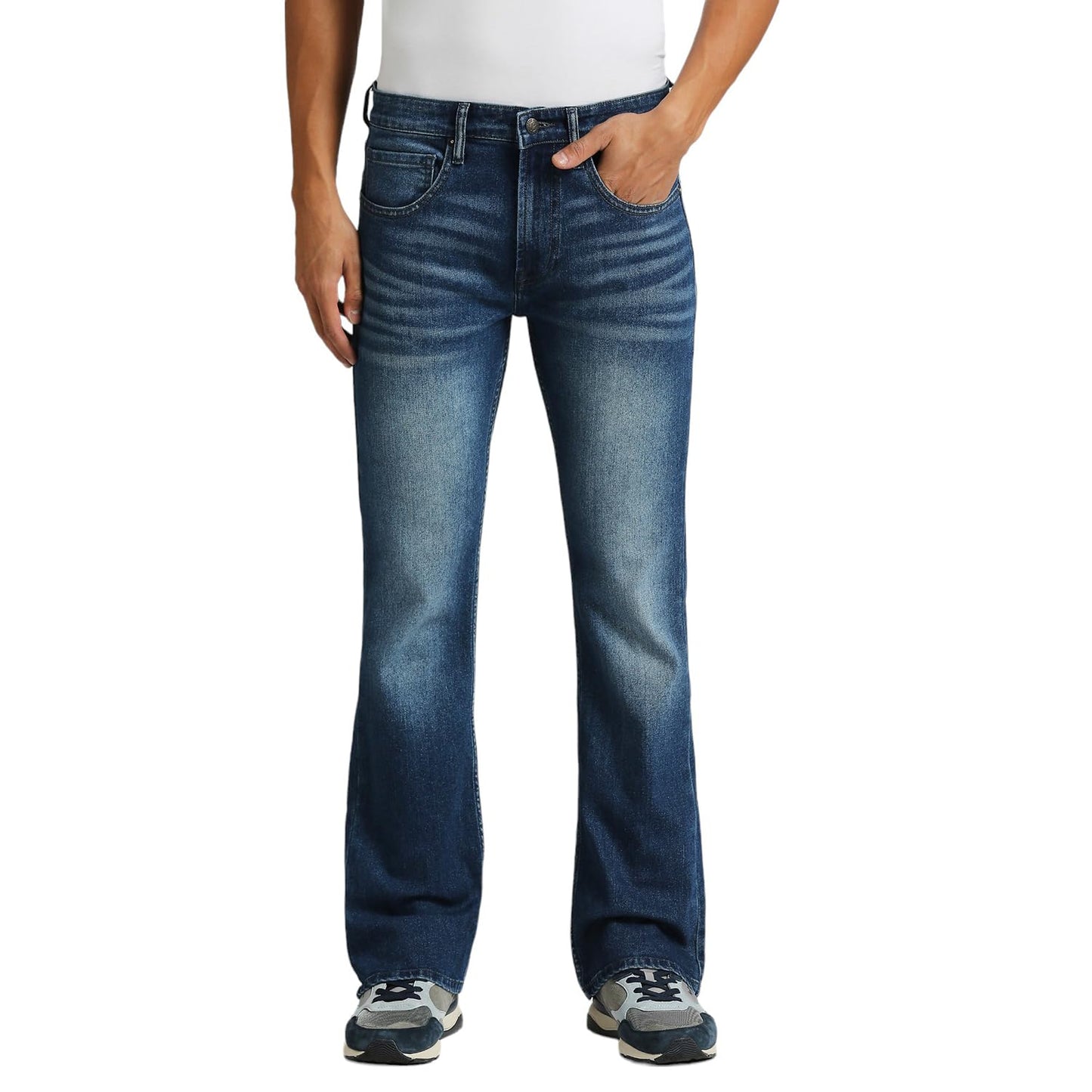 Pepe MenS Bootcut Mid Rise Jeans