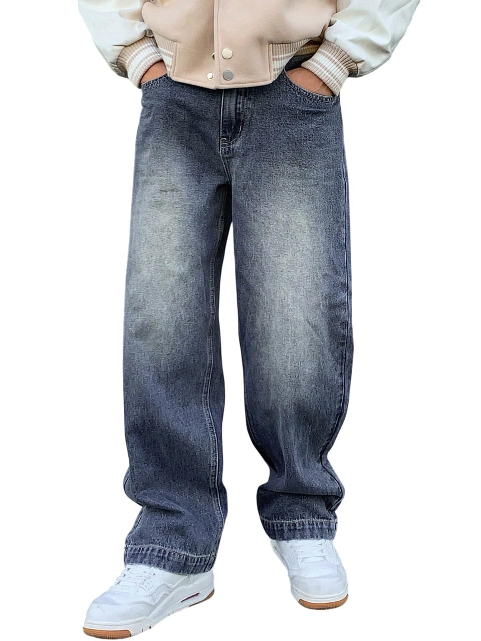 Kotty MenS Solid Mid Rise Comfortable And Strechable Stylish Jeans(Grey,30)